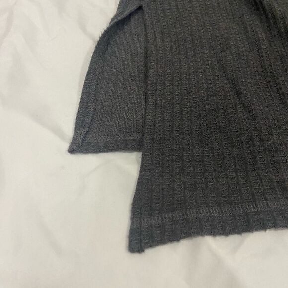 Harmony Balance NWT women’s long sleeve turtleneck gray cardigan size small​​ - Picture 6 of 11